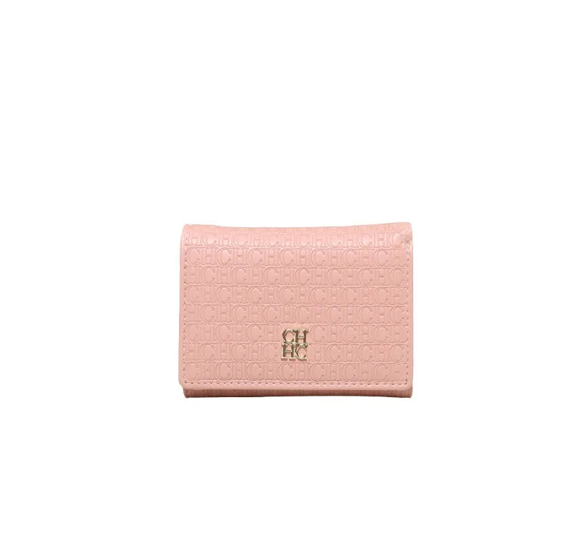 “Carolina Herrera Women’s Wallet – Stylish Minimalist Handbag in Macaron Color”