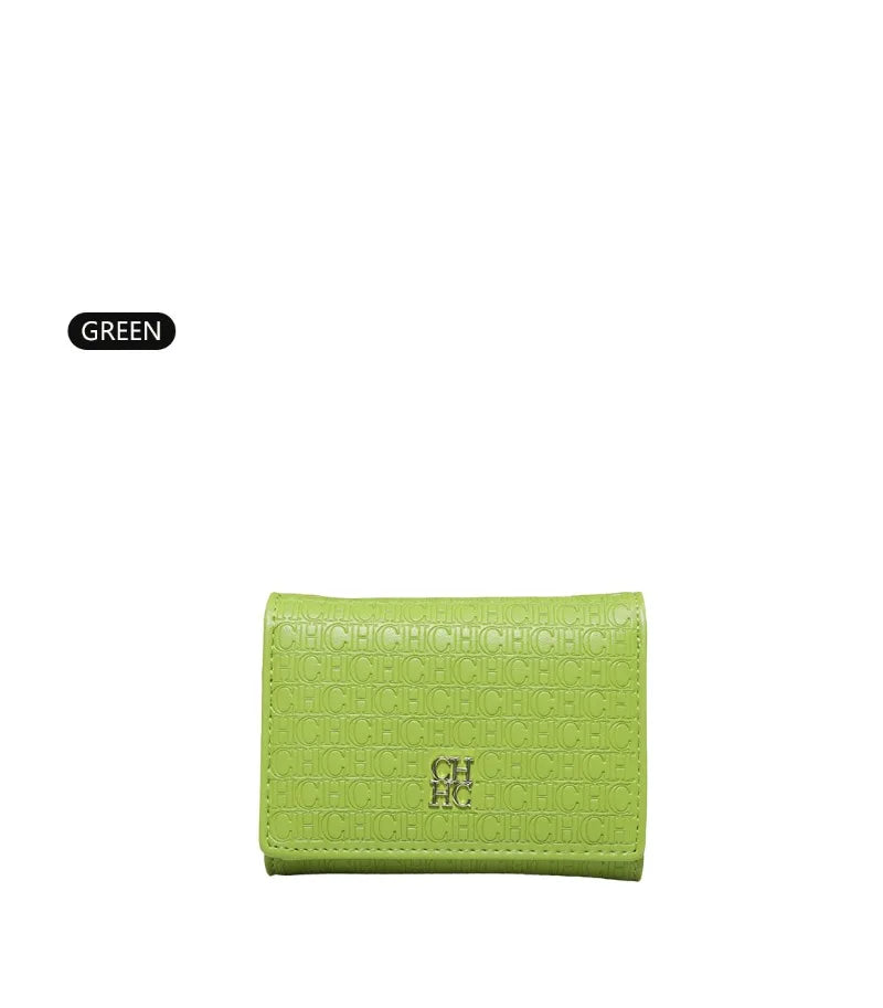 “Carolina Herrera Women’s Wallet – Stylish Minimalist Handbag in Macaron Color”
