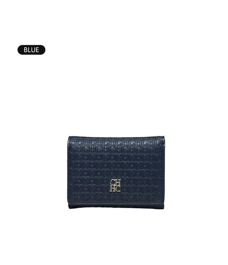 “Carolina Herrera Women’s Wallet – Stylish Minimalist Handbag in Macaron Color”