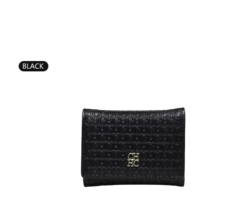 “Carolina Herrera Women’s Wallet – Stylish Minimalist Handbag in Macaron Color”