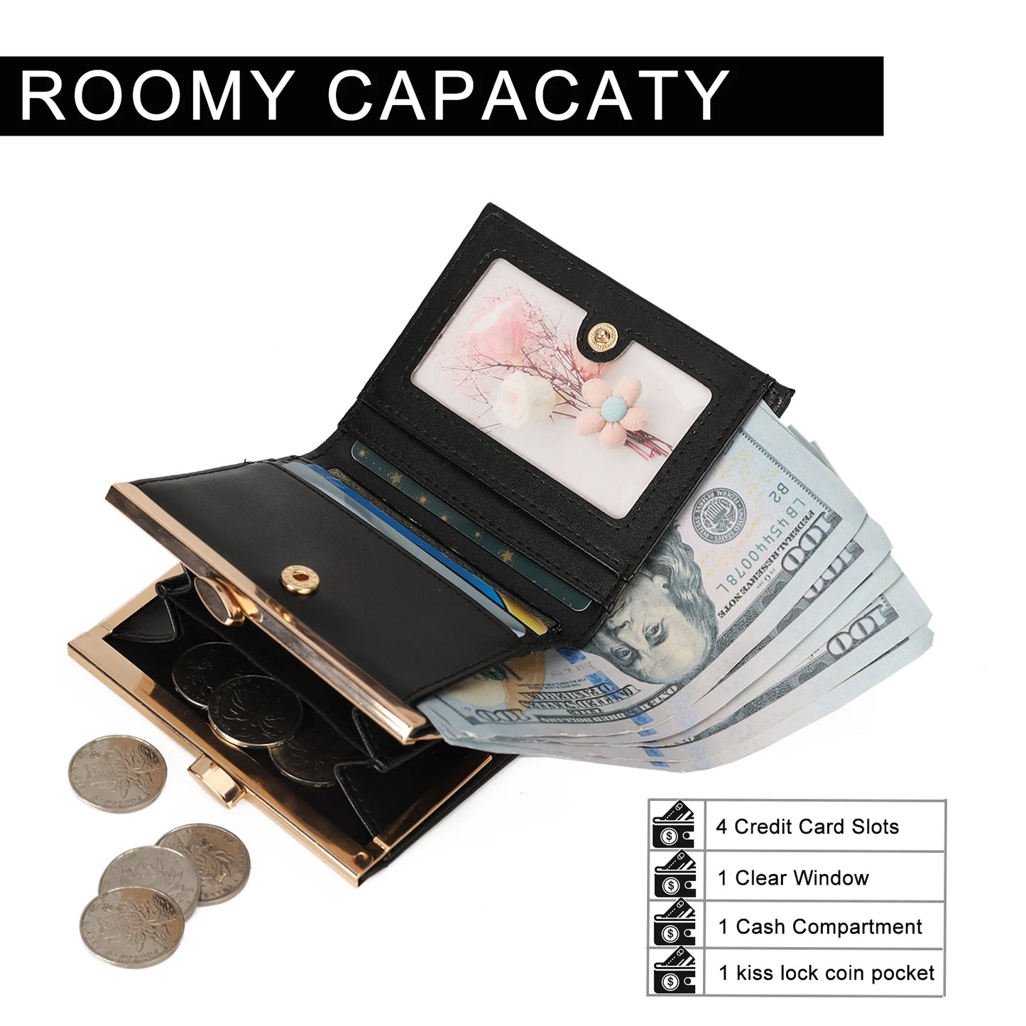 Elegant Luxury Lady Wallet Perfect Woman Purse