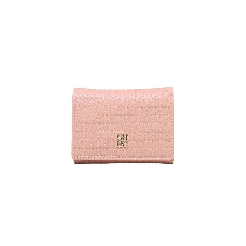 “Carolina Herrera Women’s Wallet – Stylish Minimalist Handbag in Macaron Color”