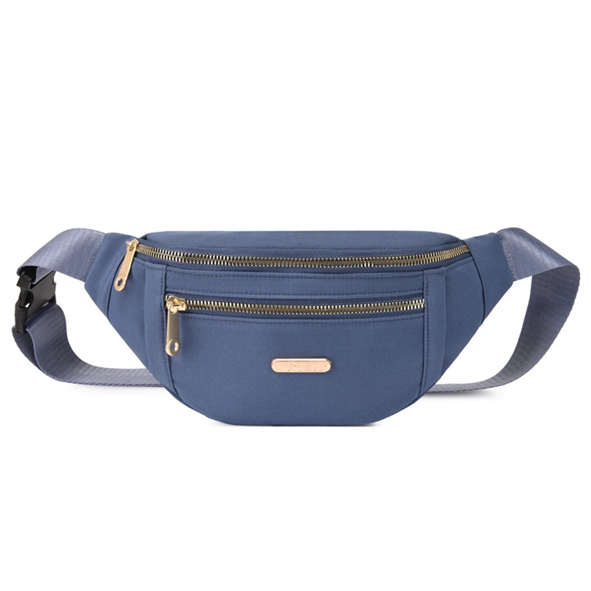 Women’s Minimalist Sports Waist Bag – Multi-Layer Crossbody Fanny Pack
