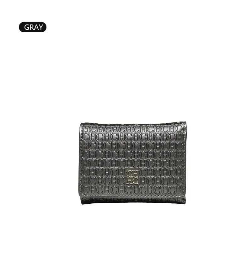 “Carolina Herrera Women’s Wallet – Stylish Minimalist Handbag in Macaron Color”